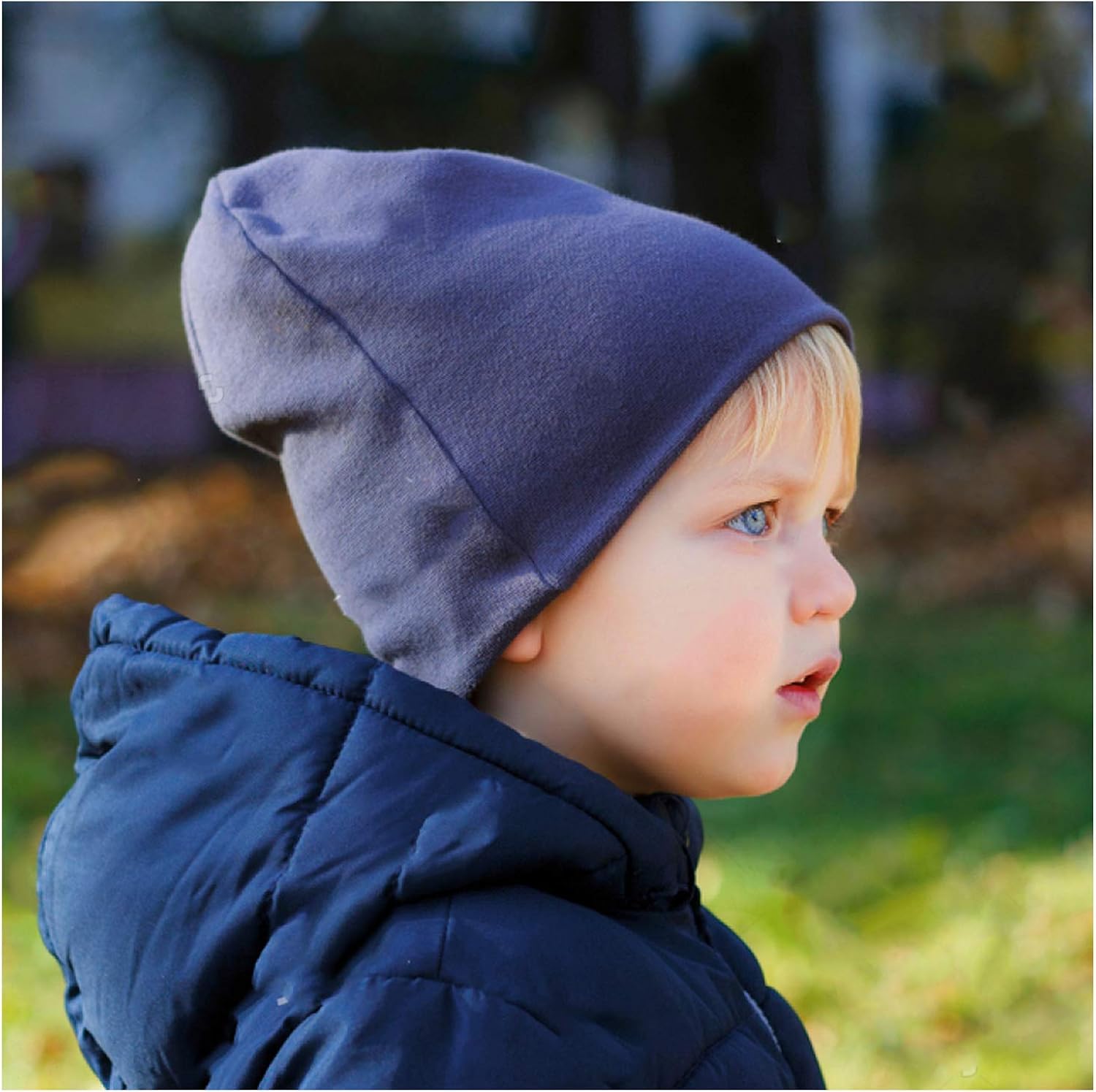 Zomme 8 Pack Baby Infant Beanies Hat Cotton Knit Toddler Newborn Beanies Cap: Clothing