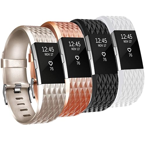 Tobfit for Fitbit Charge Bands (4 Pack), Special Edition