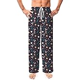 Mens Halloween Pajamas Funny Print Ghost Pumpkin Pajama Pants Trendy Cute Sleepwear Bottoms Sleep Lounge Pj Pants
