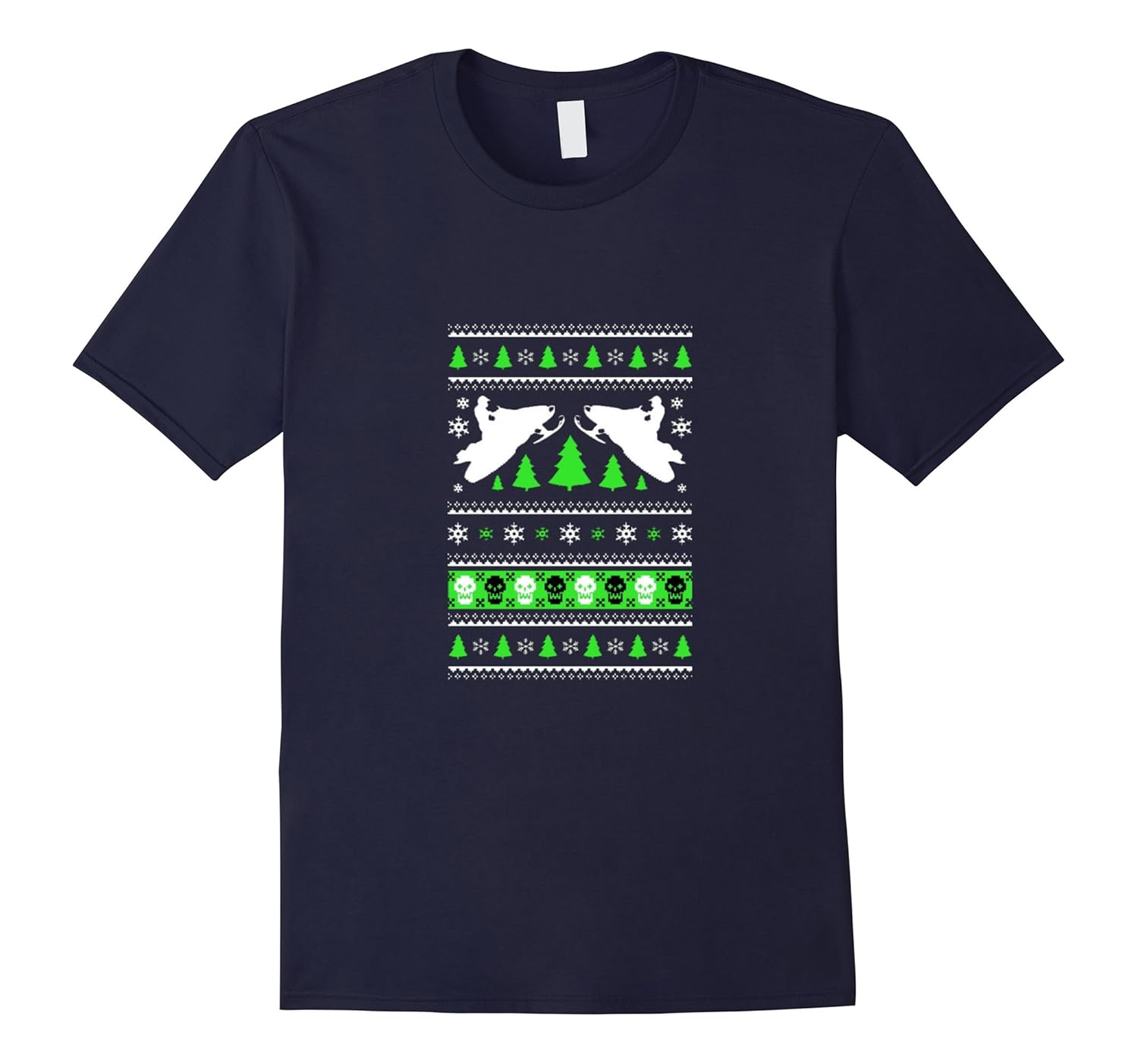 Ugly Sweater Style Snowmobiling Winter Shirt-ANZ