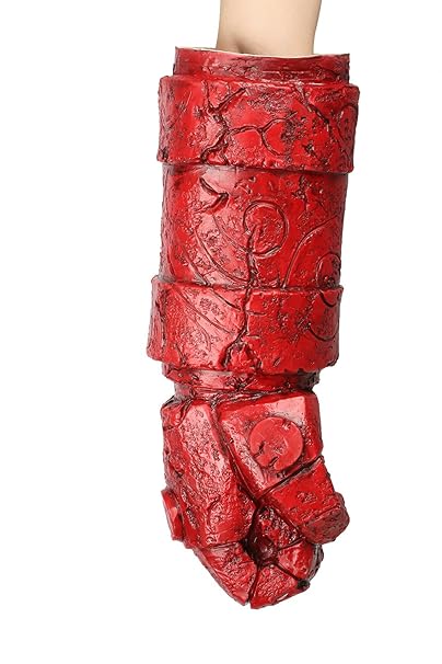 Halloween Cosplay Kostüm Rot Arm Requisiten Mit Handschuh Karneval Fancy Dress Zubehör for Erwachsene