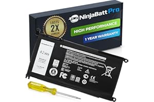 NinjaBatt Battery for Dell WDX0R Inspiron 15 7579 5567 5578 5570 5568 7569 5579 5565 7573 13 7378 5378 7368 5379 5368 7375 17