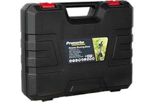 Storage Case for Prunarbo PR-E50 Cordless Pruning Shear Set Waterproof Hard Tool Box, Electric Snippers Kit Bag for 50MM Cutting Diameter Secateurs to Organize Pruner/Battery/Charger(Case Only)