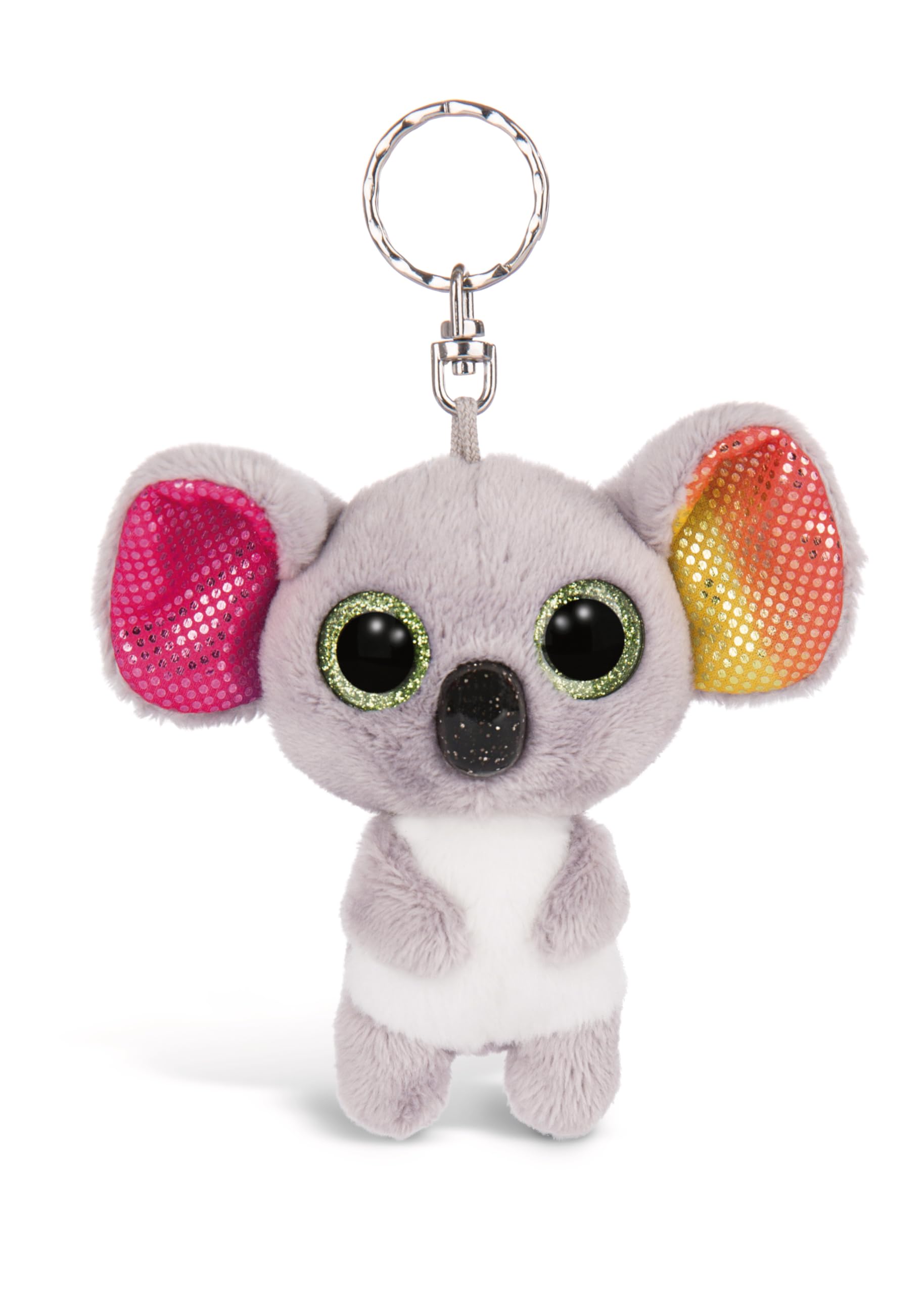 Nici 46310 Glubschis Keyring Koala Miss Crayon 9cm, Cartoon, Grey/Multi-coloure, One Size — image 1