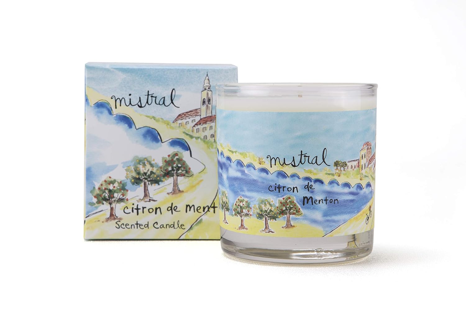 Mistral Menton Citrus Glass Candle