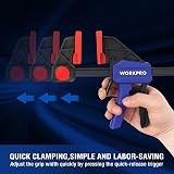 WORKPRO 305 mm Ratchet Bar Clamp Set 440 mm Spreader Quick Release view 8