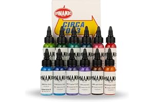 Dynamic Color Co - Circa Color Set 1oz Includes: Electric Blue, Sky Blue, Teal, Turquoise, Bright Orange, Light Brown, Lyme Green, Leaf Green, Tropical Purple, Lavender, Hot Pink, Bubble Gum Pink