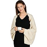 VENVSBEE Shawl Wraps For Women Soft Wrap Sweater Knitted Shawl Scarf With Sleeves