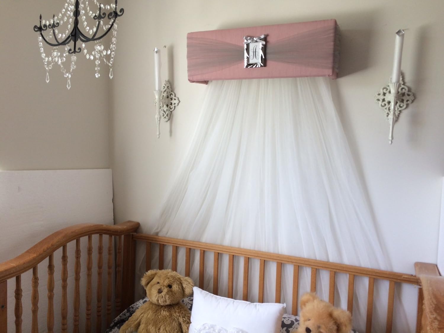 crib canopy crown