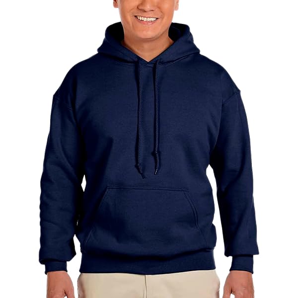 Gildan Men's Heavy Blend Hooded Sweatshirt - Classic Fit, Forest Green, X-Large