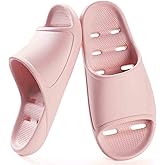 GETOEU Shower Shoes for Women and Men Pool Slides Sandals Soft Cushioned Anti-Slip Slides Slippers Comfort Arch Support Quick