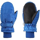 MniJiza Toddler Mittens Kids Winter Ski Gloves Boys Girls Warm Fleece Glove Baby Snow Mitten Cold Weather