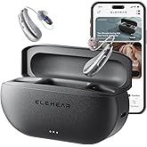 ELEHEAR Beyond OTC Hearing Aids for Seniors, AI Powered Speech Enhancement | Superior Sound Quality, Bluetooth 5.3 &amp; Smart App, 50dB AI Noise Cancellation, 100-Hour Battery, Remote Audiologist Support