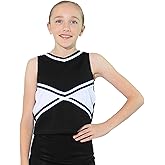 Danzcue Girls 2-Color Kick Sweetheart Cheerleaders Uniform Shell Top