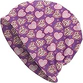 LAIPUTER Valentines Day Beanie Standard Closed Chemo Knitted Hats Baggy Slouchy Skull Cap Cancer Headwear for Women Men