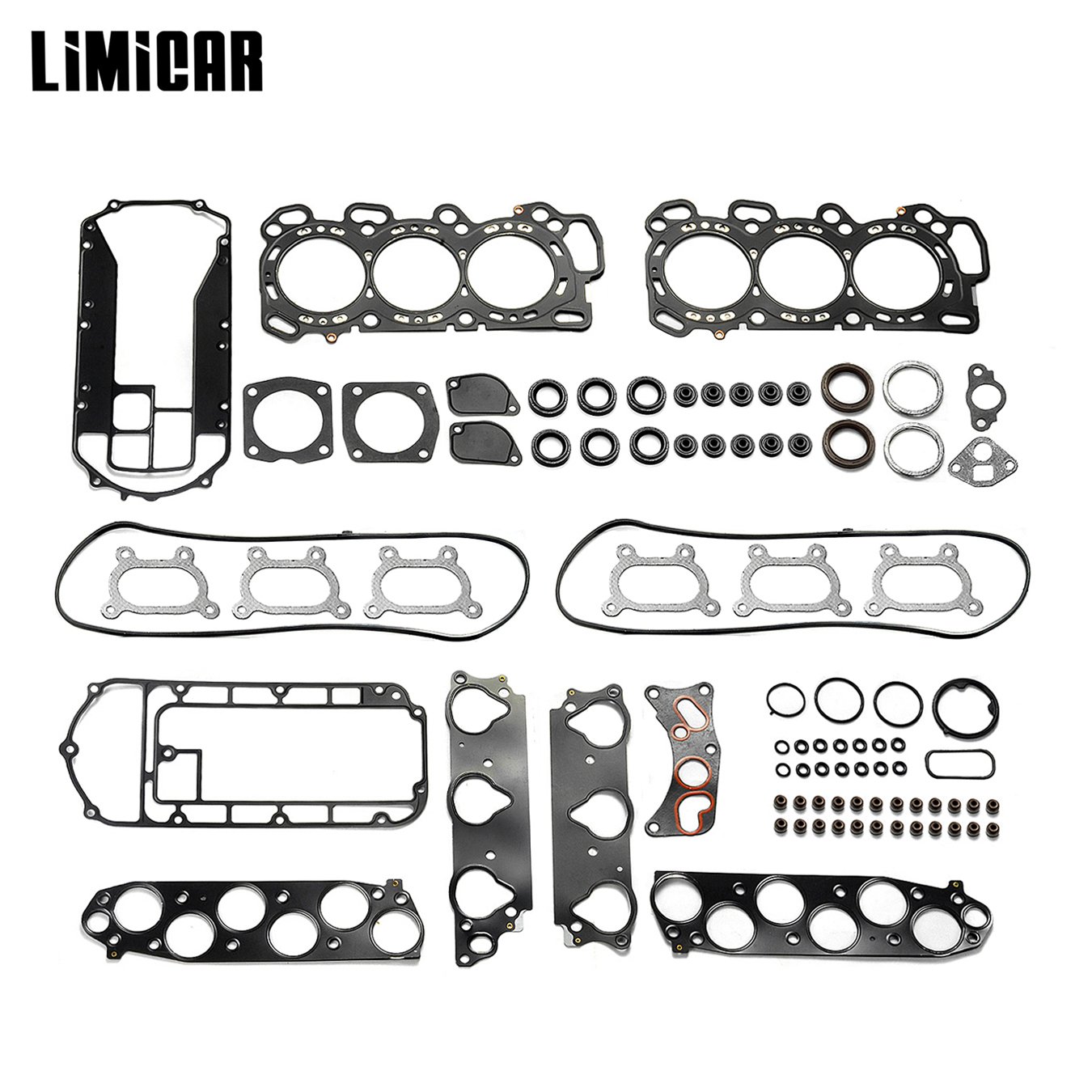 LIMICAR Cylinder Head Gasket Set Compatible w/ 05-10 Honda Odyssey J35A6  05-08 Acura RL 3.5L V6 J35A8 06-08 Honda Pilot Ridgeline J35A9 J35A9 04-08 Acura  TL ...