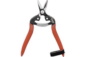 Zenport H301C Harvest Shear, Short Curved Carbon Steel Blade
