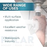 Polar TapeSeal Clear 4in x 5ft Rubberised Waterproof Repair Tape view 6