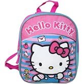 Fast Forward Hello Cat Kitty 11" Mini Backpack | Sanrio Small Backpack for Travel Preschool ~ Fits Girls, Boys, Toddlers