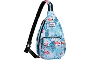 HAWEE Rope Sling Bag for Women Men Casual Cross Body Daypack Backpack Adjustable Strap Water Repellent for Travel/Sport