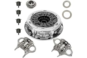A-tnewb 6DCT250 Transmission Clutch Kit with Clutch Release Fork Lever Compatible with Ford Fiesta 2011-2016, Ford Focus 2012-2017 Replaces# CA6Z-7515-J CA6Z-7515-K