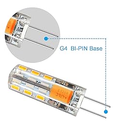 RAYHOO 10pcs G4 LED Bulbs JC Bi-Pin Base Lights