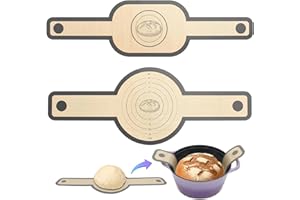 Best Silicone Bread Sling for Dutch Oven, 2 Pcs Non-Stick Bread Baking Mat with Long Handles, Reusable Sourdough Tools Sheet 