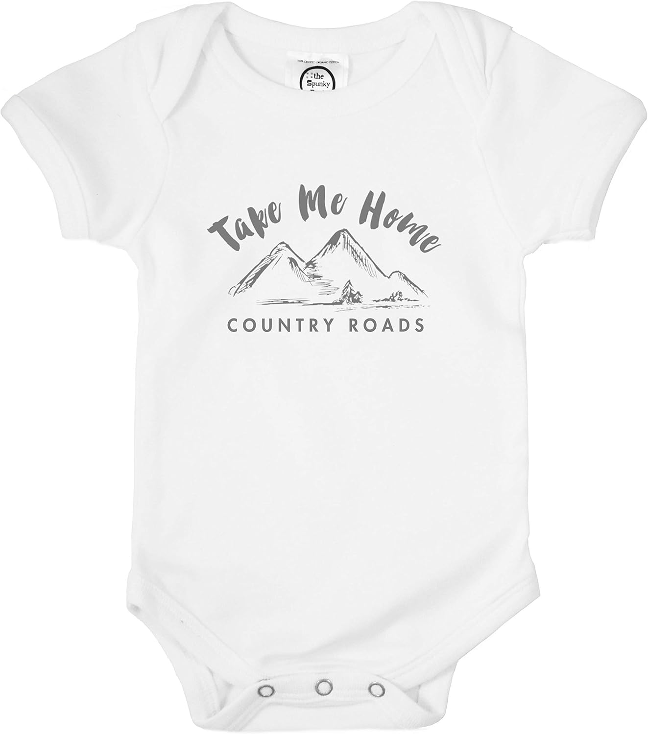 country road baby onesie