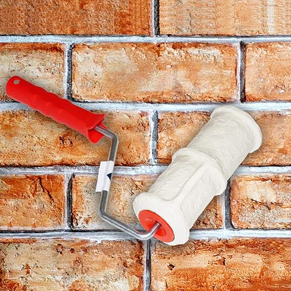 8 Inch Brick Embossing Roller for Wall Decoration, Imitation Brick