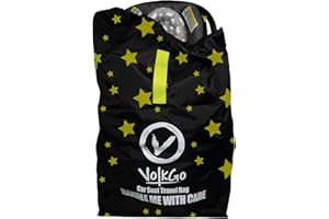 V VOLKGO Car Seat Bags for Air Travel for Airplane, Easy Carry Durable Seat Gate Check Bag, Car Seat Bag, Carseat Travel Cover, Carseat Travel Bag, Car Seat Cover for Airplane Travel