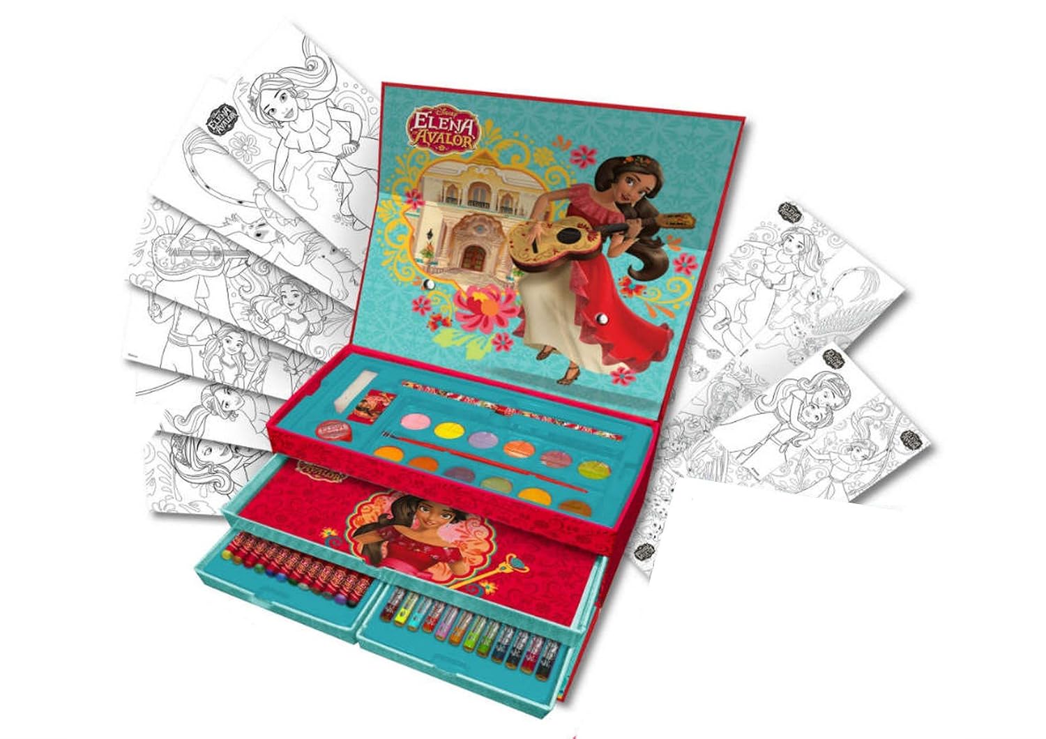Frajodis Elena d Avalor Coffret de Coloriage Amazon Jeux et Jouets