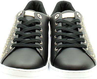 womens black guess trainers