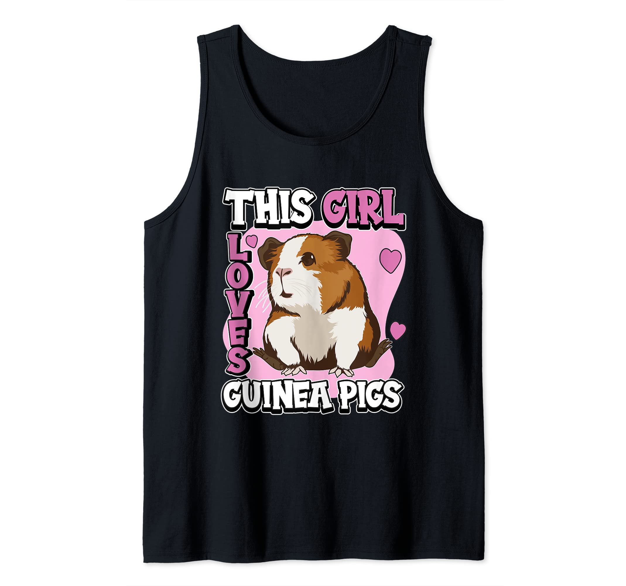 Kids Cavy This Girl Loves Guinea Pigs Tank Top