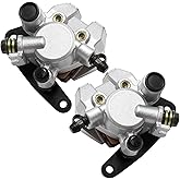 EATAKWARD Front Left & Right Brake Calipers & Pads 3GD-2580T-01-00 3GD-2580U-01-00 Replacement for Yamaha Banshee Big Bear Gr