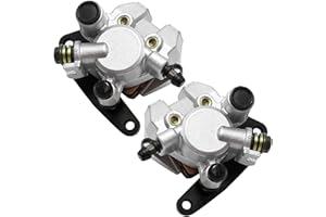 EATAKWARD Front Left & Right Brake Calipers & Pads 3GD-2580T-01-00 3GD-2580U-01-00 Replacement for Yamaha Banshee Big Bear Gr