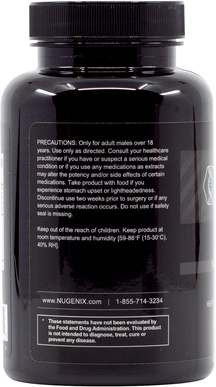 Nugenix Total-T - Total Testosterone Booster for Men - High Bioavailability Testosterone Boosting Ingredients - 180 Count: Health & Personal Care