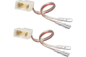 RED WOLF Speaker Connector Wire Harness for 1986-2019 Honda Civic Accord Odyssey CRV Acura CL TL RL Integra MDX Vigor Legend Replace Install Aftermarket Speaker Adapter 2 PCS