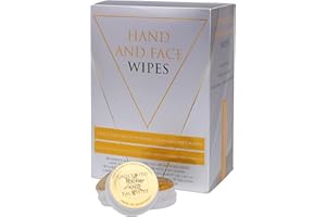 Wise Wipe Unscented Hand and Face Cleansing Pod Wipes, Press-to-Activate Compressed Pods with Sealed Liquid Solution, Individ