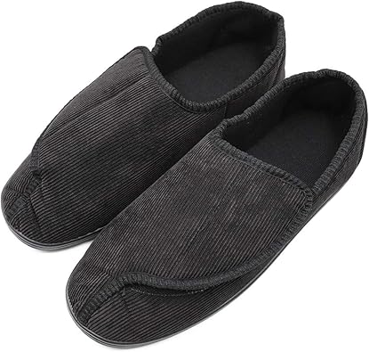 mens memory foam slippers amazon