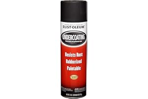 15 Oz Black Rubberized Undercoating Spray Paint [Set of 6]