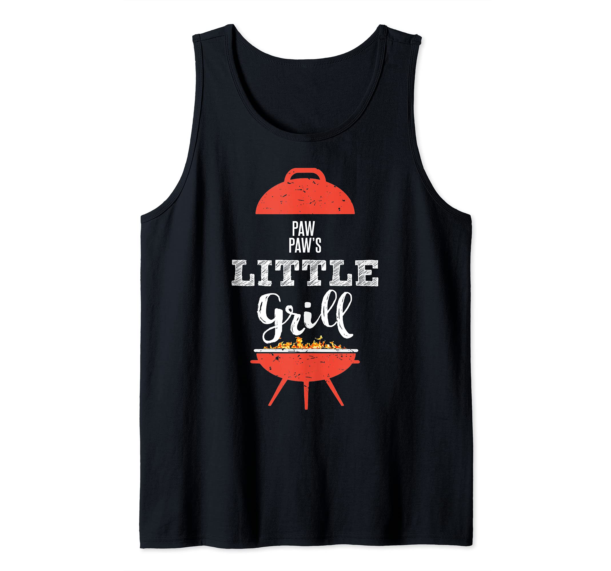 Funny BBQ Grilling Gift Design for Paw Paw's Little Grill Tank Top