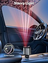 Starlight Retractable Car Charger with Retractable