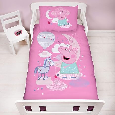 peppa pig crib sheet