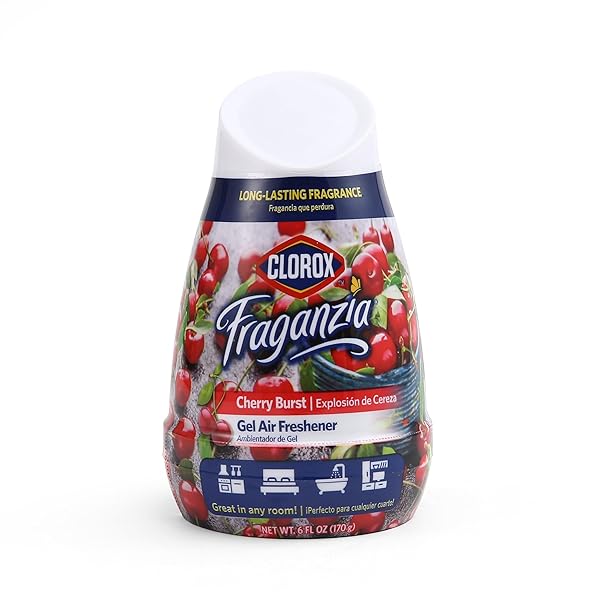 CLOROX FRAGANZIA GEL AIR FRESHENER CONE, CHERRY BURST...