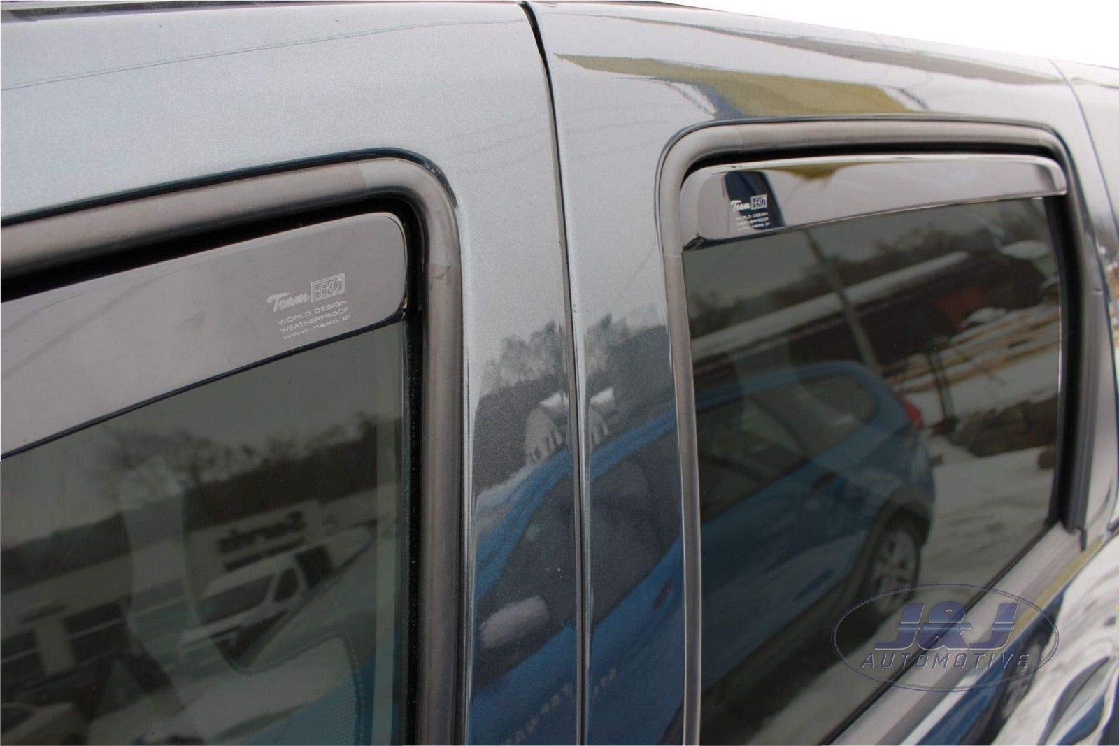 HEKO-13108 Wind Deflectors Fits Dacia Duster 5-Door 2010 On (4 Pieces)