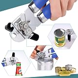Lychico 3-in-1 Tin Opener Can Opener Bottle Opener Stainless Blue view 2