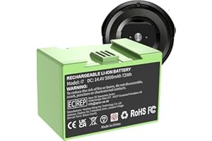POWTREE 14.4V 5.0Ah for iRobot Roomba i7 Battery ABL-D1 Replacement for iRobot Roomba e and i Series i3 3150 i3+ 3550 i4 4150 i4+ 4550 i8 i8+ i7 i7+ e5 e6 J7 J7+ J6+ J6 Plus J5 J5+ Series Li-ion Battery