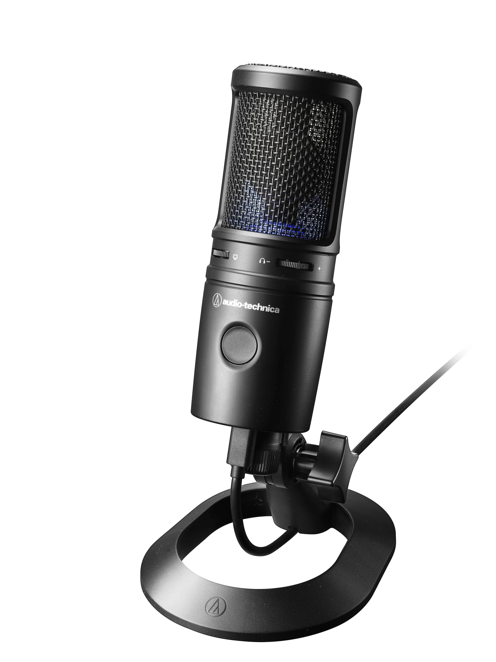 Audio-Technica AT2020USB-X USB-Kondensatormikrofon mit Nierencharakteristik Schwarz