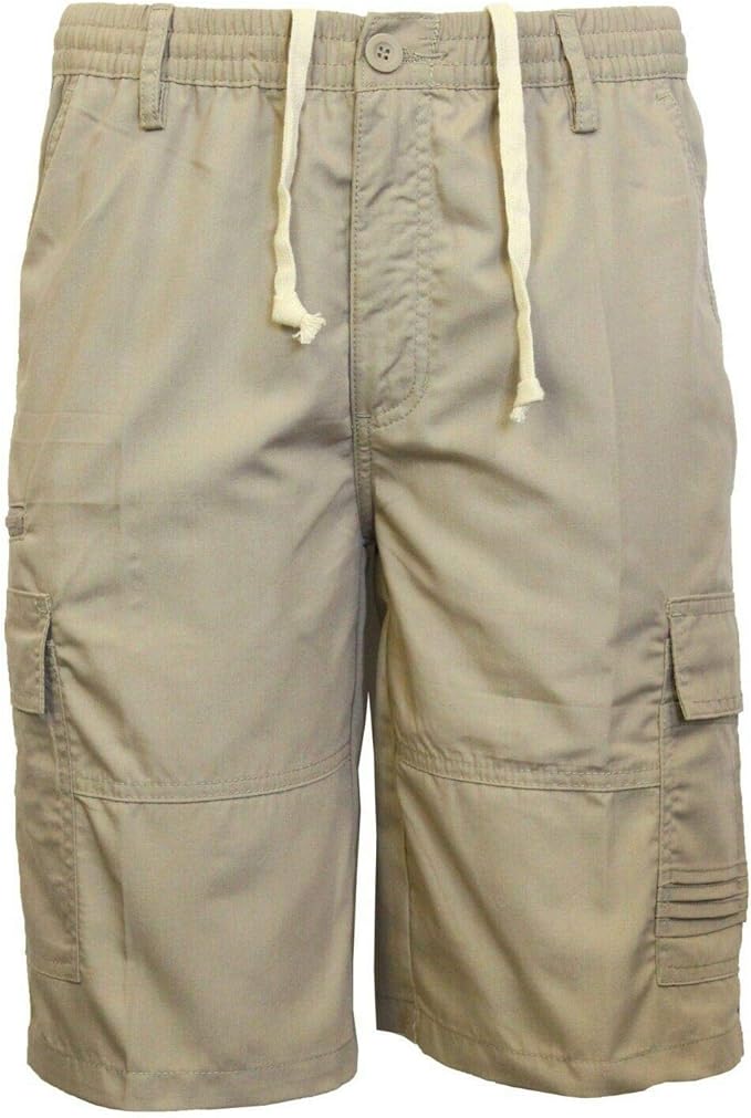 mens elasticated waist shorts uk