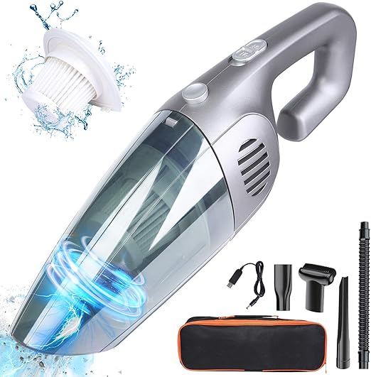 Fityou Handheld Vacuums Cordless, Portable Handheld Vacuum Cleaner with